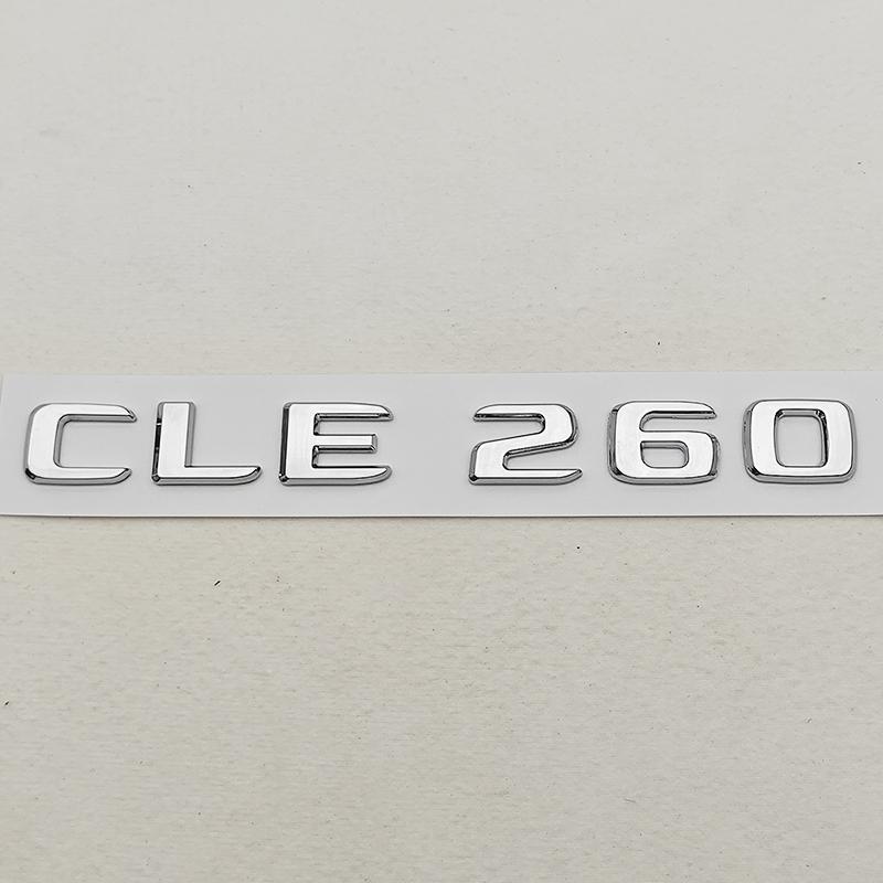 3D ABS Car Letters Logo CLE200 CLE260 CLE300 CLE450 Badge Rear Trunk Emblem Decals For Mercedes Benz CLE Class Auto Tail Marking