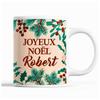 Mug - Noël Robert - Beige - 325 Ml - Dishwasher and Microwave Safe