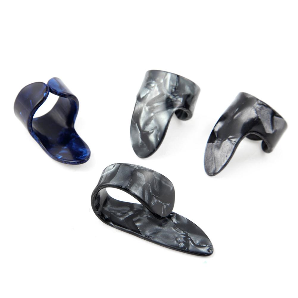 1 Thumb+3 Finger Acoustic Nail Celluloid Jim Guitar Banjo Thumb Picks Plectrum For Guitar Picks Guitar Accessories Part