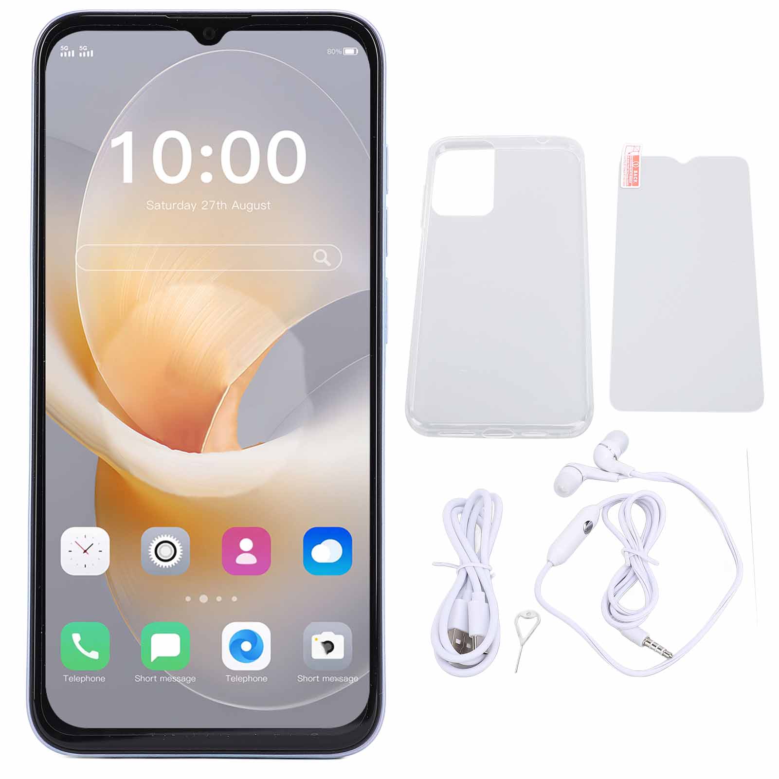 

Unlocked Cell Phone 4G Dual Card Dual Standby 6.2 Inch HD Screen RAM 4GB ROM 64GB 13+32MP Smartphone Purple