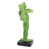 Froschstatue Harzornament Multifunktional Niedlich Exquisit Lustige Froschfigur Heimdeko für Zuhause