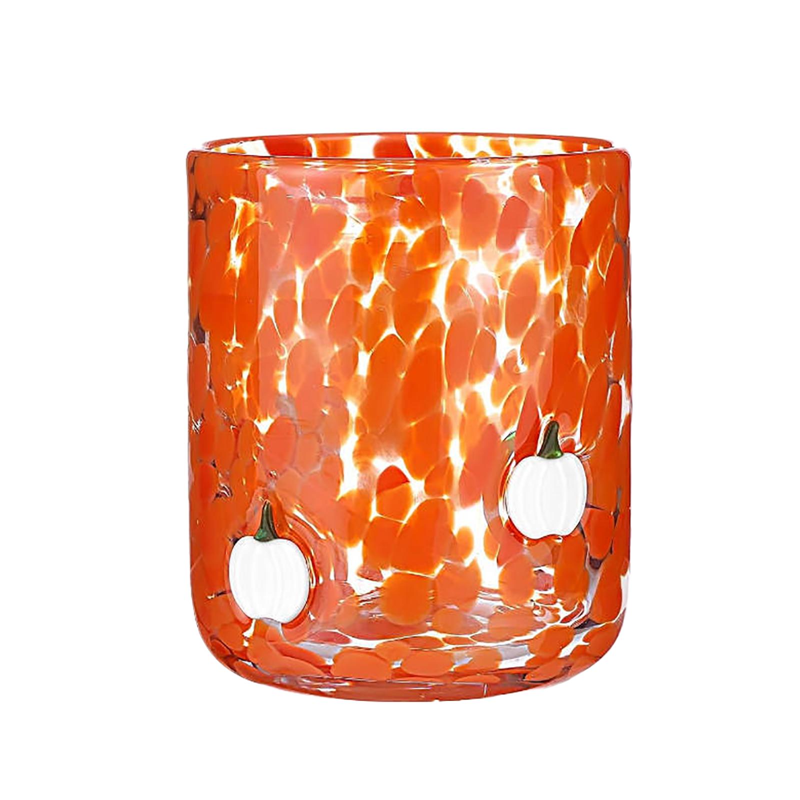 

Halloween Glass Cups Juice Glass Old Fashioned Hand Blown Drinking Cups Cute Spooky Drinkware Gift Set For Halloween Party One Size