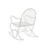 Home ESPRIT Rocking Chair White Metal 60 X 90 X 96.5 Cm