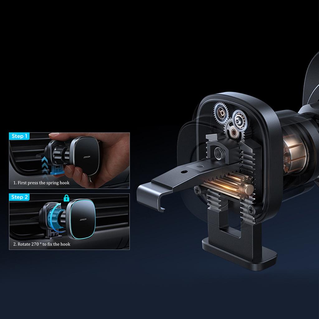 Car Charger, Upgraded Smart Chip, Wireless Car Phone Holder Charger Vent Dashboard Car Phone Holder Vent Universal Charging