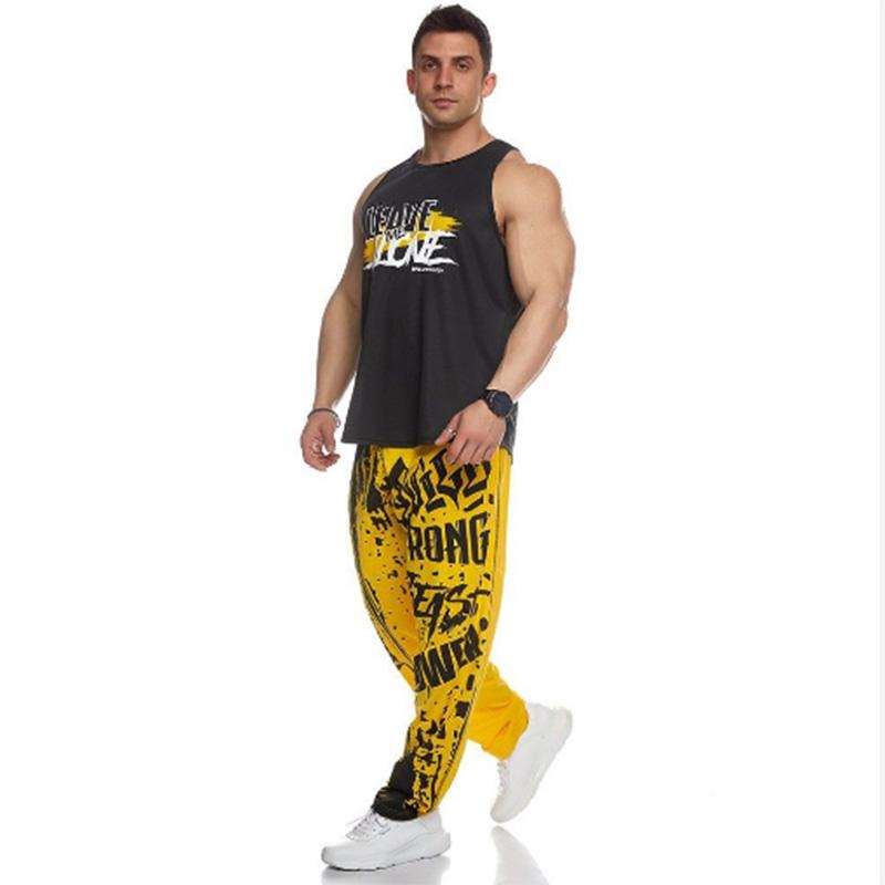 Letní sportovní kalhoty Pánské Rychleschnoucí síťovina Prodyšný Basketbal Fitness Běh Stretch Tide Značka Muscle Plus Size Kalhoty