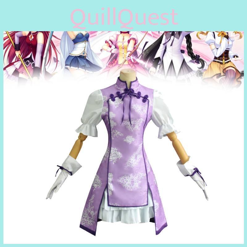 Puella Magi Madoka Magica Akemi Homura Cosplay Costume Polyester Kimono For Anime Role Play