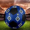 Pallone da Calcio Hamburger SV, colorato, adatto a tutte le età, cucito a macchina, materiale PVC, qualità da competizione, durevole e ad alto rimbalzo