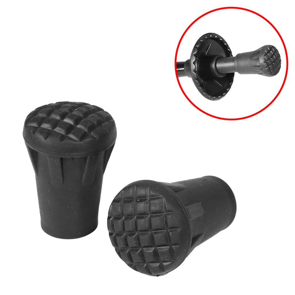 /set Replacement Outdoor Trekking Hiking Pole Tip End Walking Stick Cover Protector Walking Stick Tip End Cane Protector