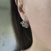 Silver Earrings Without Stones (2192756)
