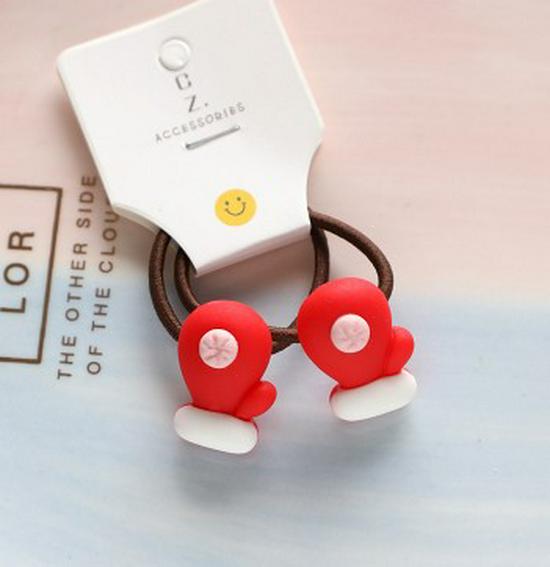 2021 Christmas Santa Claus Hair Ties & Headbands for Kids - Hair-Friendly Accessories