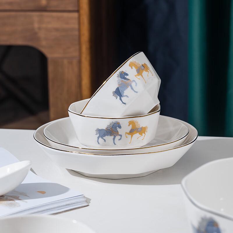 Weidu Pegasus 24-Piece Ceramic Dinnerware Set