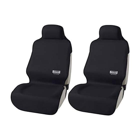 BONFORM Seat Cover Finetex Light/Normal Car Front Seat Set of 2 Black 4361-70BK