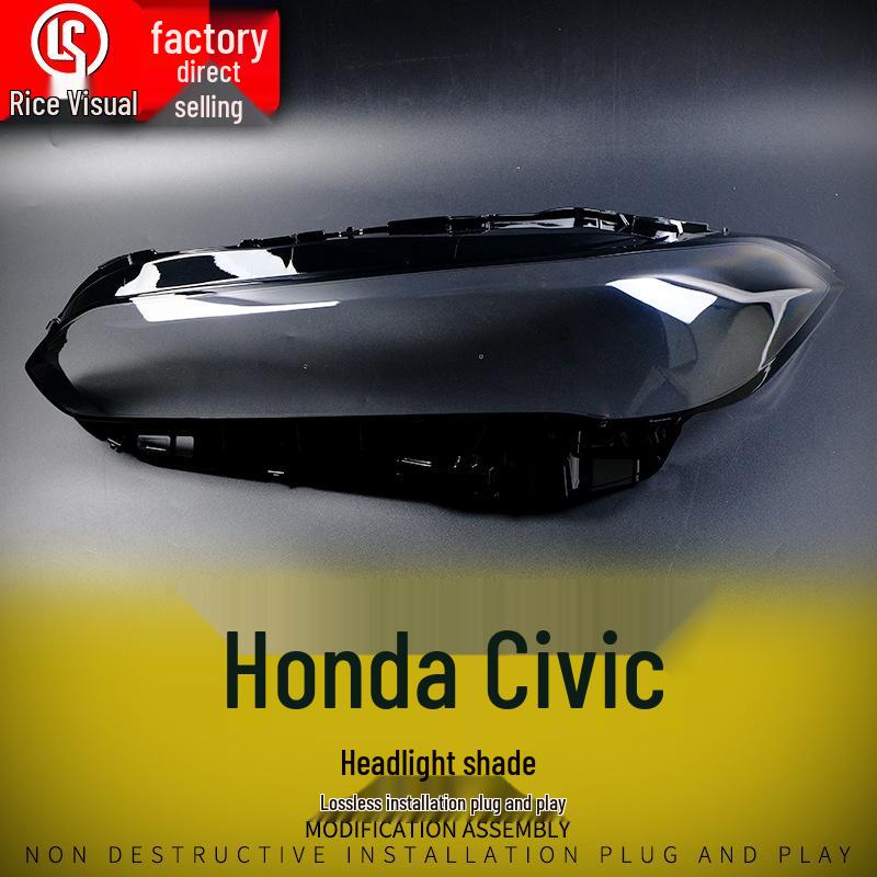 Headlight Cover for 2022-2025 Honda Civic 11th Gen: Transparent Front Light Housing