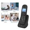 Expandable Cordless Phone System With 3 Lines Display Caller Id Support 5 Handsets Connection 50 Phone Book Memories
