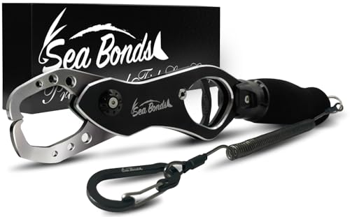 

Зажим для рыбы SeaBonds с весами, Открывающий механизм из нержавеющей стали, Алюминиевый сплав, устойчивый к коррозии, Прочный зажим для рыбы, Безопасен для использования в соленой воде, Карабин, Грузоподъемность 20 кг