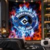 Nástěnná tapisérie Hamburger SV Fotbalový potisk Látka do obývacího pokoje Ložnice Domácí dekorace