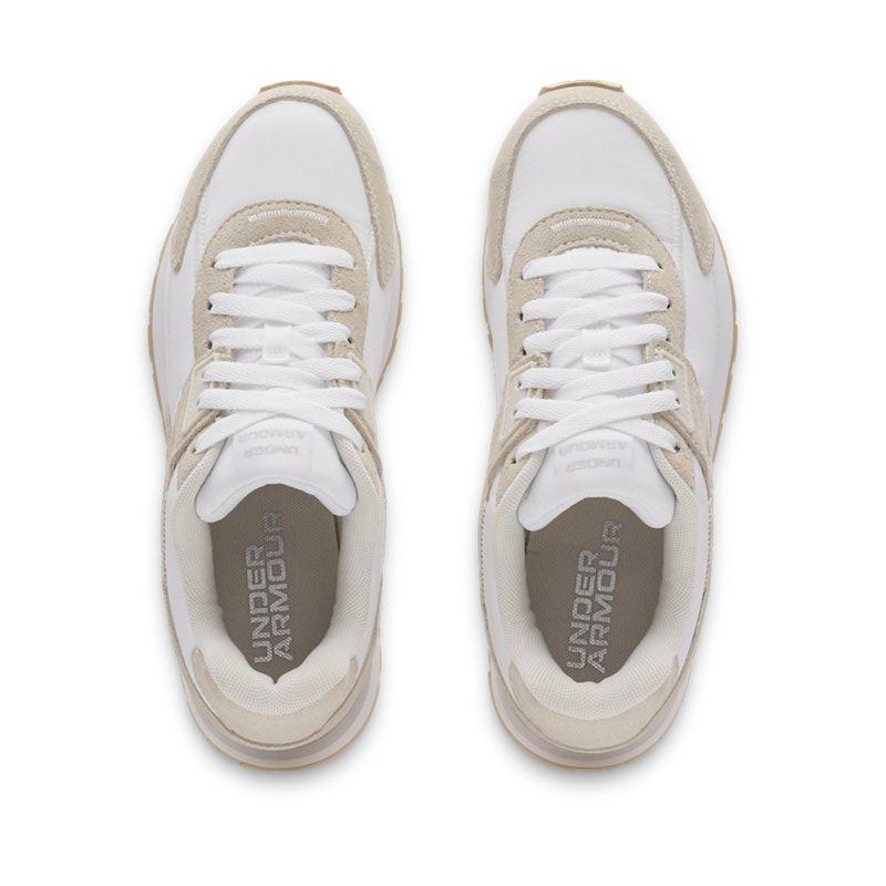 Under Armour Essential Height Increasing Low top Casual Shoes Women's Ivory Sneakers 3028409-108
