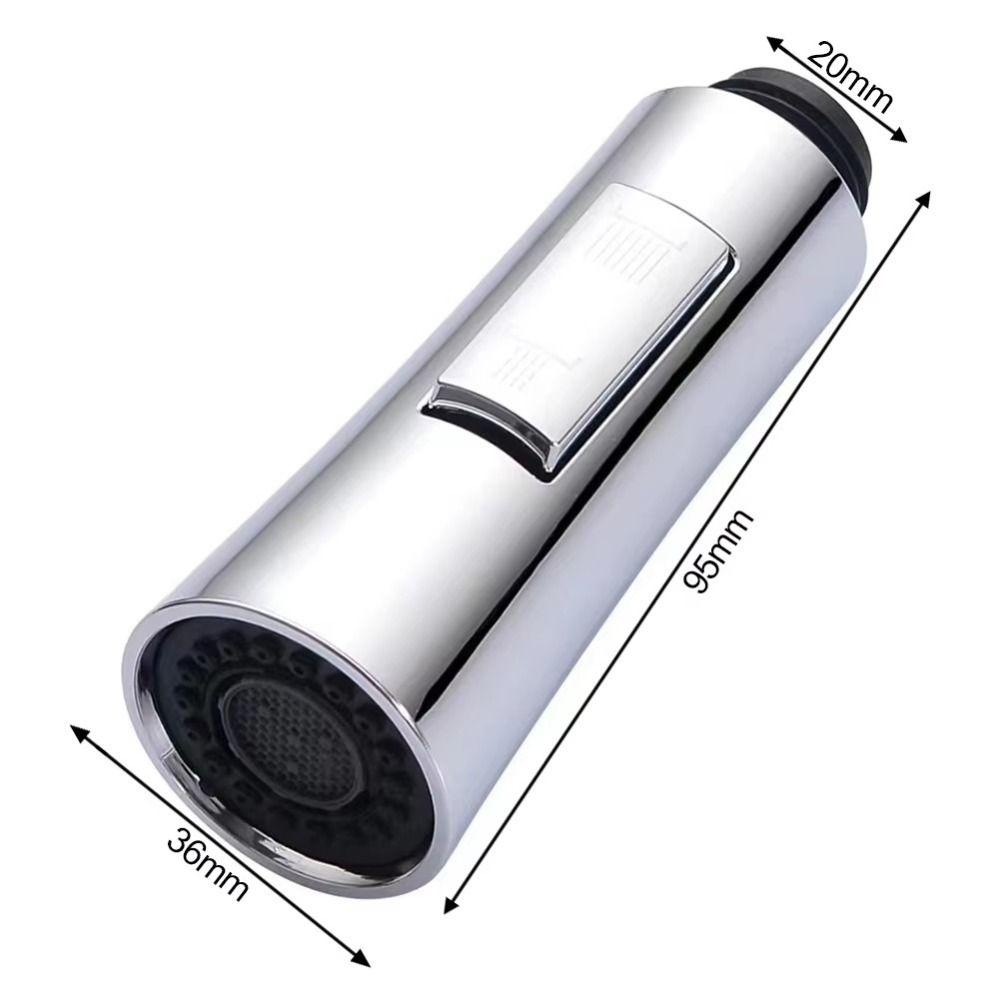 Kreativer Kunststoff-Wasserhahnadapter Spritzschutz Verstellbarer Wasserhahnkopf Ausziehbarer Typ Duschkopf-Brausekopf Universell