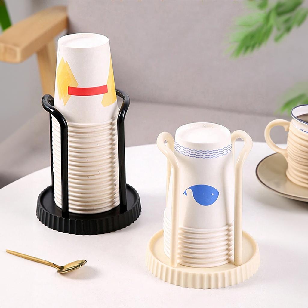 Simple Paper Cup Holder, Disposable Cup Storage Rack, Multifunctional Coffee and Milk Tea Cup Storage Rack, Cup Extractor
