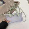 Transparent PVC Ladies Small Handbags Stadium Approved Women Clear Bag Fashion Waterproof Casual Simple Crossbody Shoulder Bags