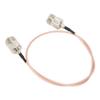 SO239 Head Feeder Cable 50cm Long SC316 Line Low Loss Coax Jumper Cable for Antenna Analyzer SWR Meter