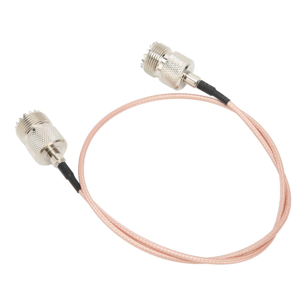 SO239 Head Feeder Cable 50cm Long SC316 Line Low Loss Coax Jumper Cable for Antenna Analyzer SWR Meter