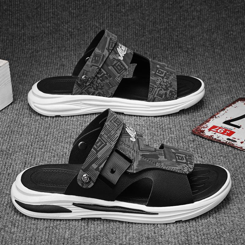 Spring 2024 New Versatile Casual High-value Trendy Fashion Non-slip and Wear-resistant Student Sports Cool Slippers Shoes