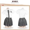 Sexy JK Uniform Cosplay Popular and Sailor Mini Checked Pleated and Perfect for High School and College Perfect for Photo School Cultural Entrance and