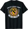 T-shirt Unisex Veterano Esercito USA 1ª Divisione di Cavalleria Aerea Manica Corta Casual 100% Cotone Girocollo Magliette Estive