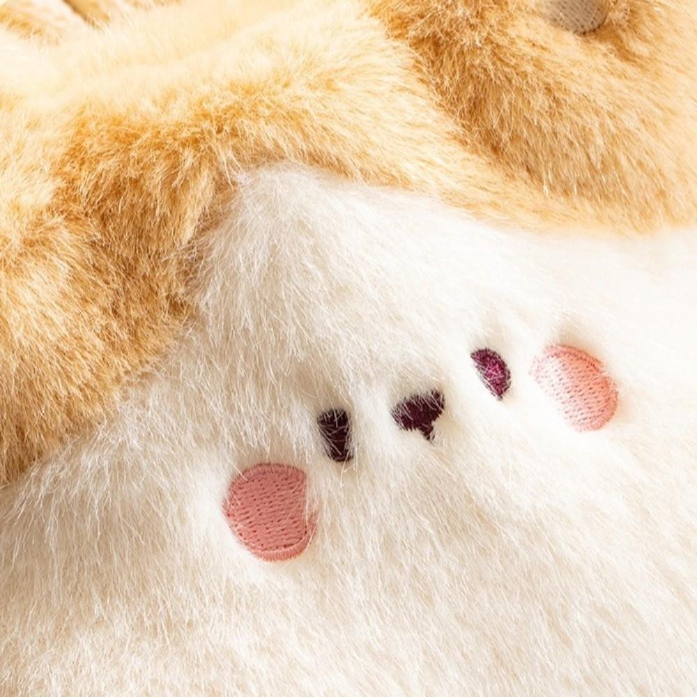 Plush Cover Hot Water Bottle Cartoon Water Injection Bag Portable Plush Hand Warmer  Belly Warmer