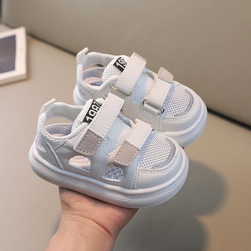 Summer new children's sports sandals, boys' breathable mesh shoes, Korean-style girls' hollow sneakers, baby shoes, children's shoes