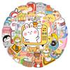 50Pcs Cute Shiba Inu Rabbit Stickers Kawaii Animal Vinyl Decals Waterproof For Laptop Water Bottle Phone Case