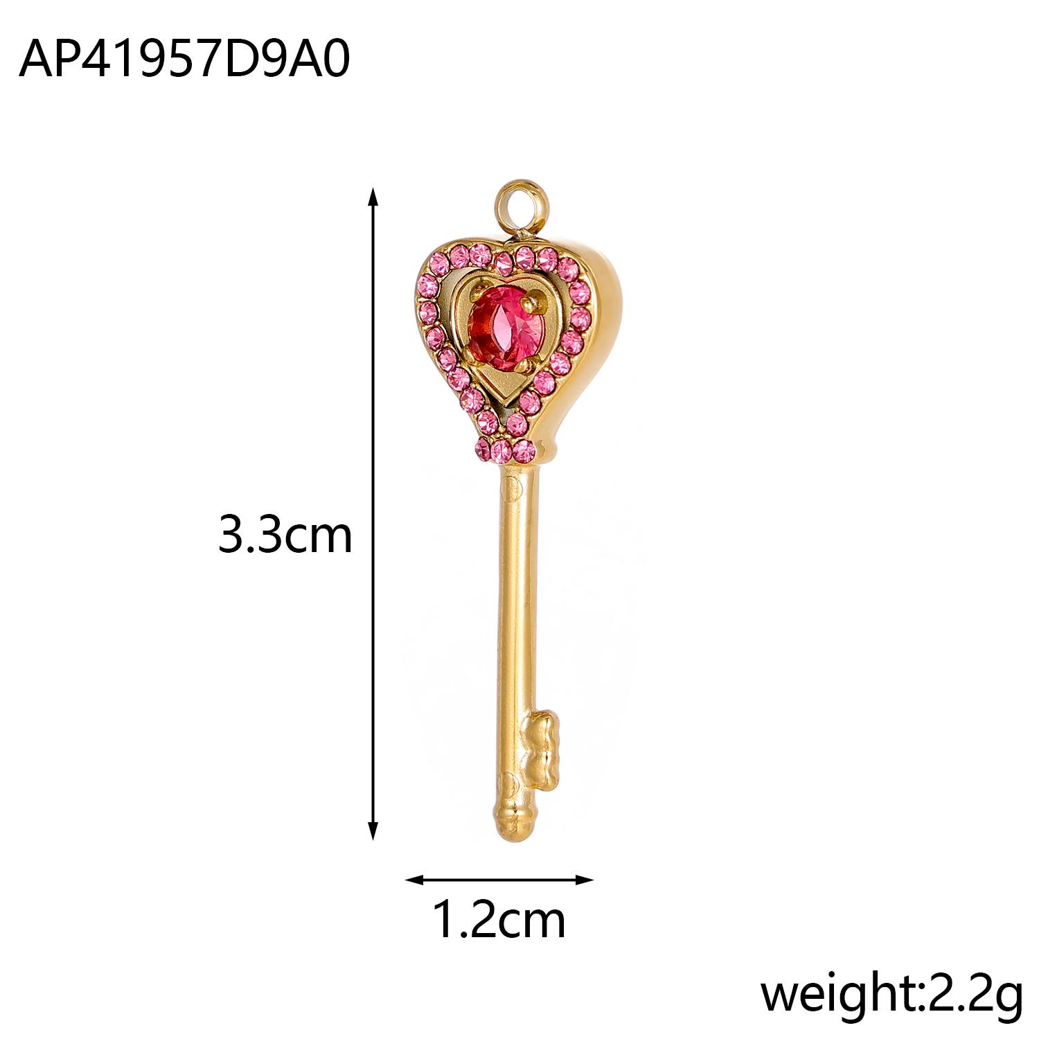 

CARLIDANA DIY Fashion Jewelry Accessories Gold Plated Waterproof Stainless Steel Fashion Leaf Heart Pendants Charms For Necklace
