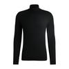 BOSS Cashmere Roll Neck Knit Sweater Black 50501624001