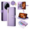 Wallet Case for 17 Ultra - Leather/PU, Purple, With Lanyard