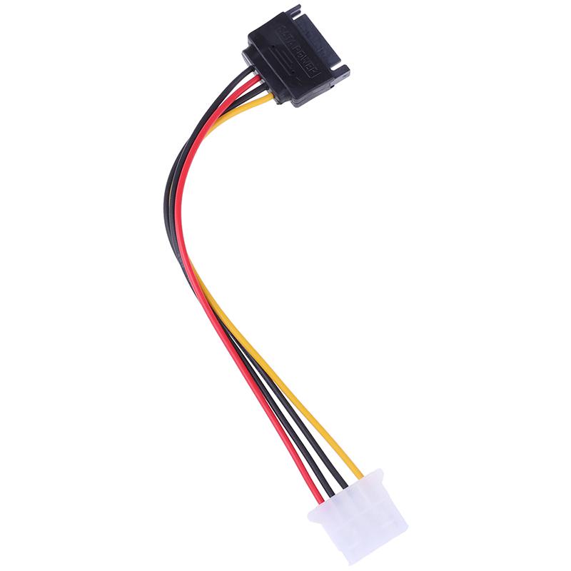 Napájecí kabel Sata To Ide 15kolíkový Adaptér kabelu Sata samec na Molex Ide 4kolíkový