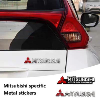 3D Metalo raidžių Logotipo Stiliaus Emblema Ženklelis Lipdukas Dekoras Skirtas Eclipse Lancer Outlander ASX Colt I200 Star