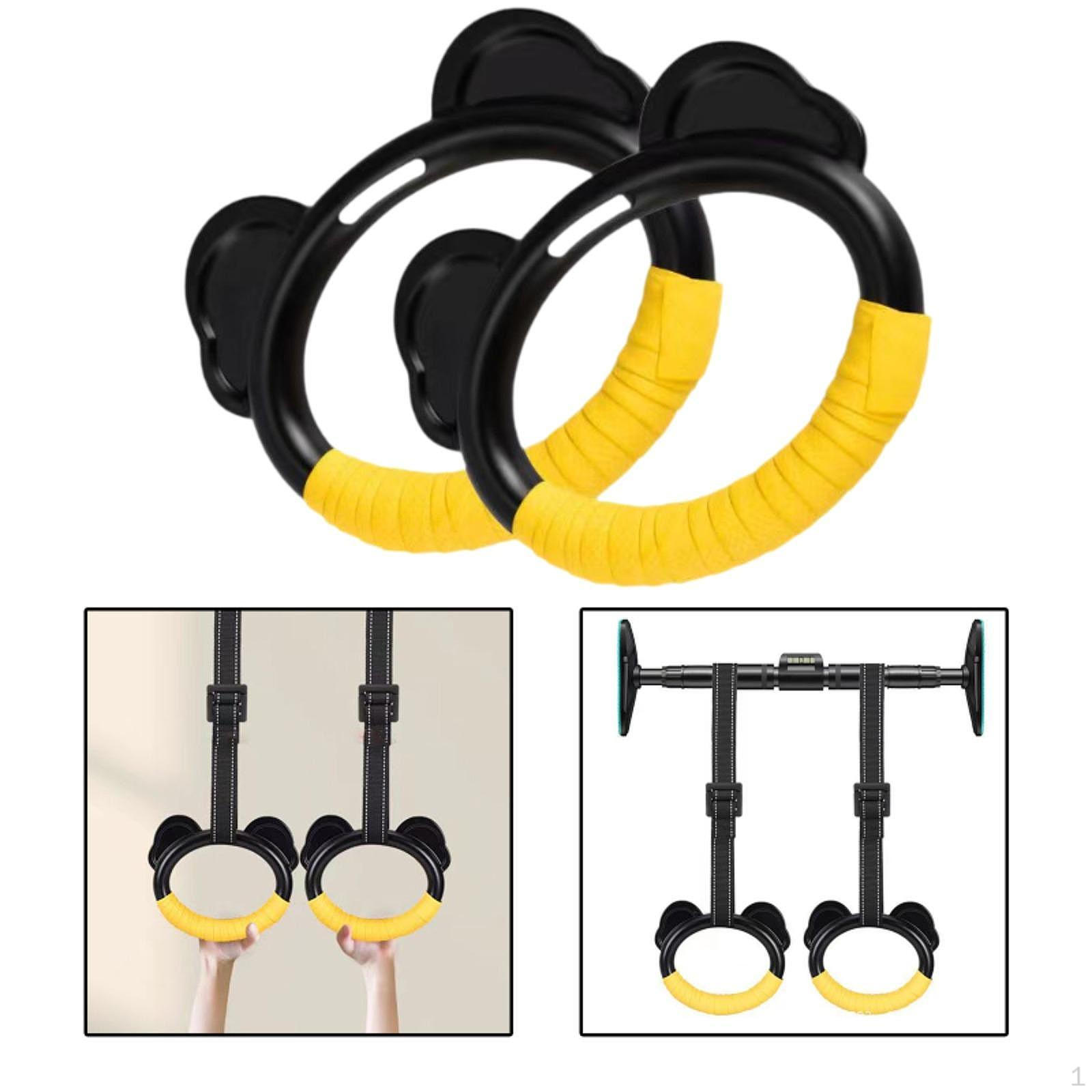 

2 шт. Гимнастические кольца Упражнение для детей Профессиональная многофункциональная тренировка ONlY Gymnastic Rings