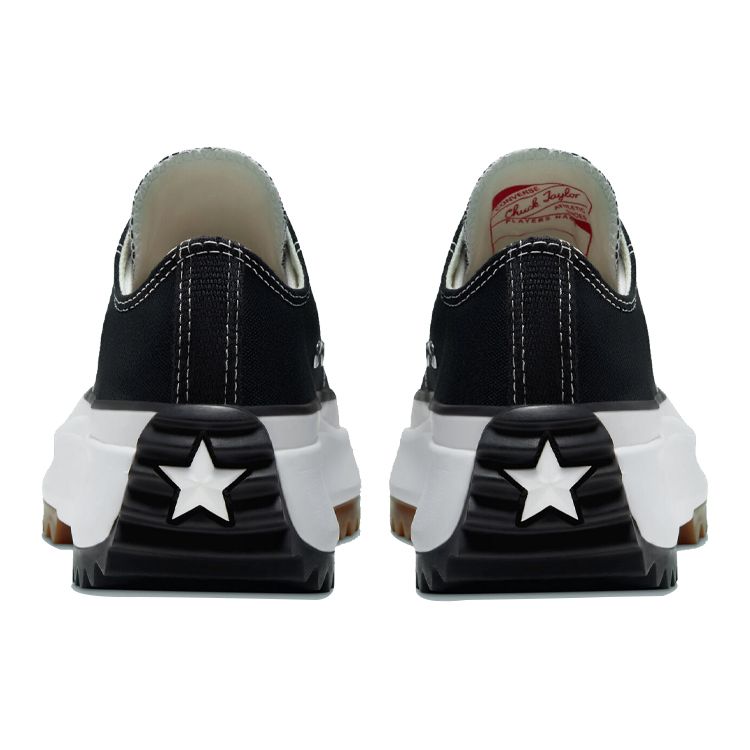 Converse Run Star Hike Low Black Gum Unisex Sneakers White 168816C