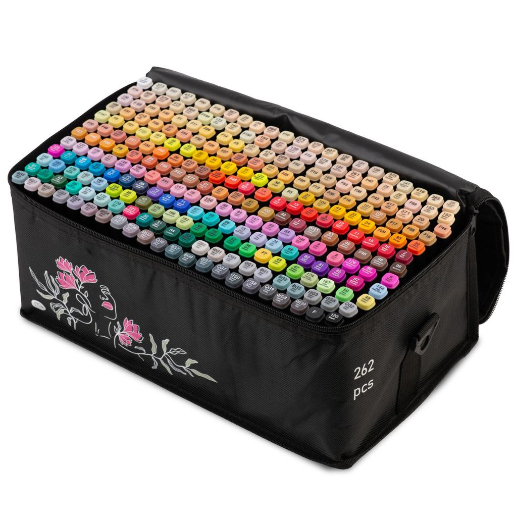 Nukido Nk-915 Alcohol Markers With Bag 262 Pcs