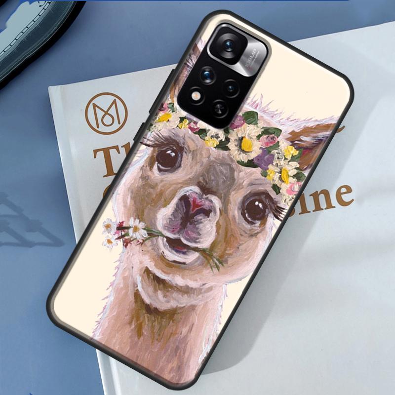 

Animal Lama Llama Alpacas Case For Xiaomi Redmi 14C 13C 10C 12C Redmi Note 13 14 Pro 12 11 9 10 9S 10S 11S 12S Cover Redmi 10C