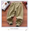 Boys' Plus Velvet Thickened Loose Sweatpants - Autumn/Winter 2025 Fashion