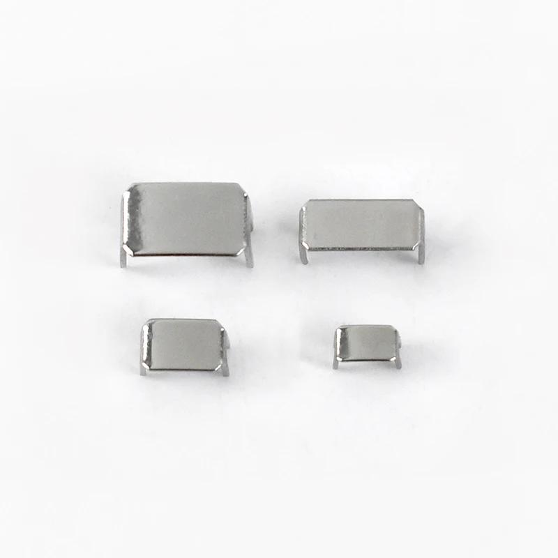 30/50/100Pcs Meetee 3# 5# 8# 10# Metal Zipper Non-slip Stopper End Locks Nylon Zippers Instant Fix Zip Repair Kit Replacement