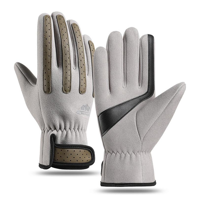 Winter Cycling Gloves Shockproof Anti-Slip Windproof Warm Touchscreen Outdoor Hiking Skiing Gloves