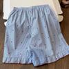 Summer can wear new cat pajamas women's summer short-sleeved shorts set princess style loungewear