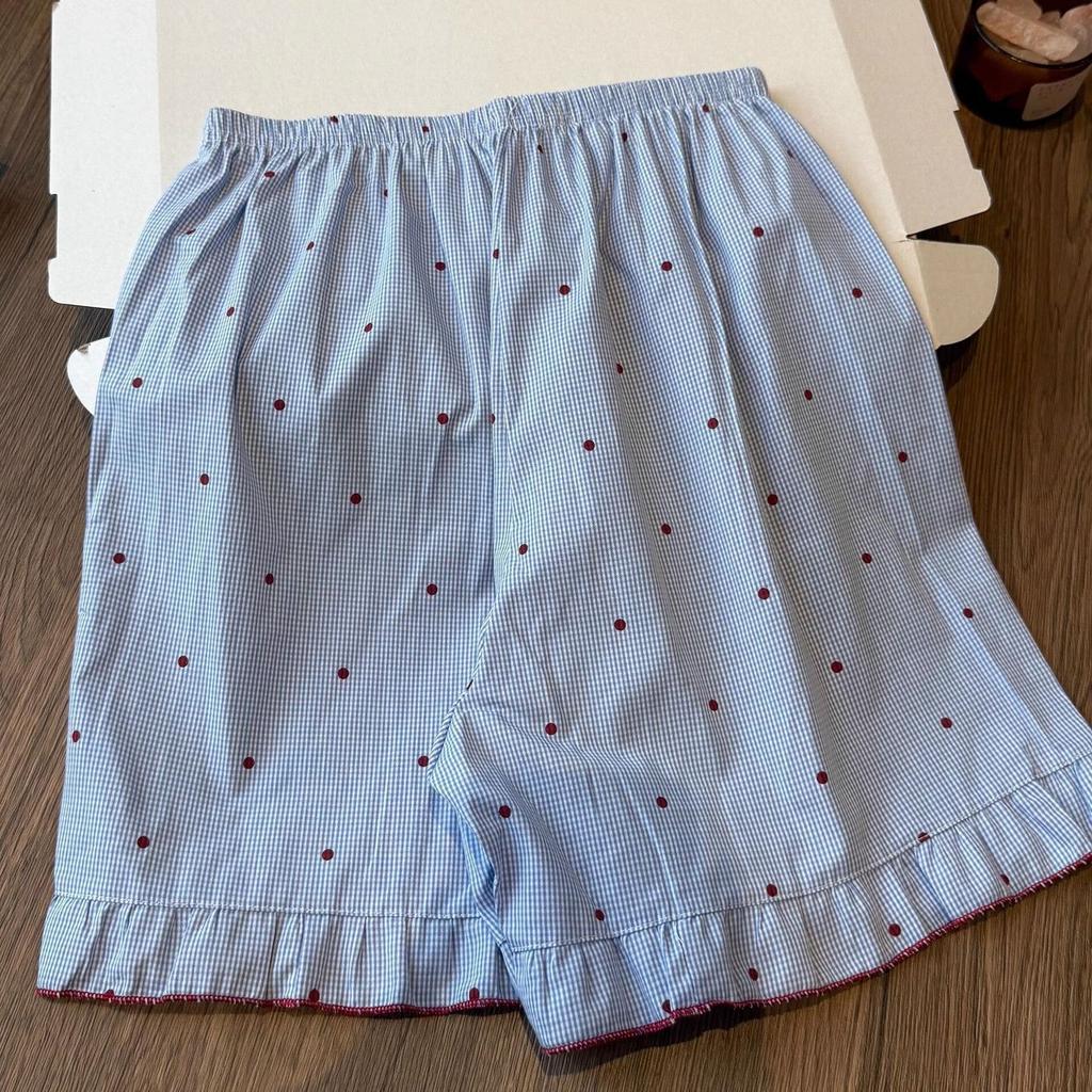 Summer can wear new cat pajamas women's summer short-sleeved shorts set princess style loungewear