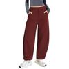 Pantaloni Larghi Casual e alla Moda da Donna con Tasche