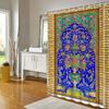 Arco Arabo Marocco Porte Antiche Tenda da Doccia Legno Vecchio Vintage Fattoria Porta Camera da Letto Tende con Motivo Porta Arredamento Bagno