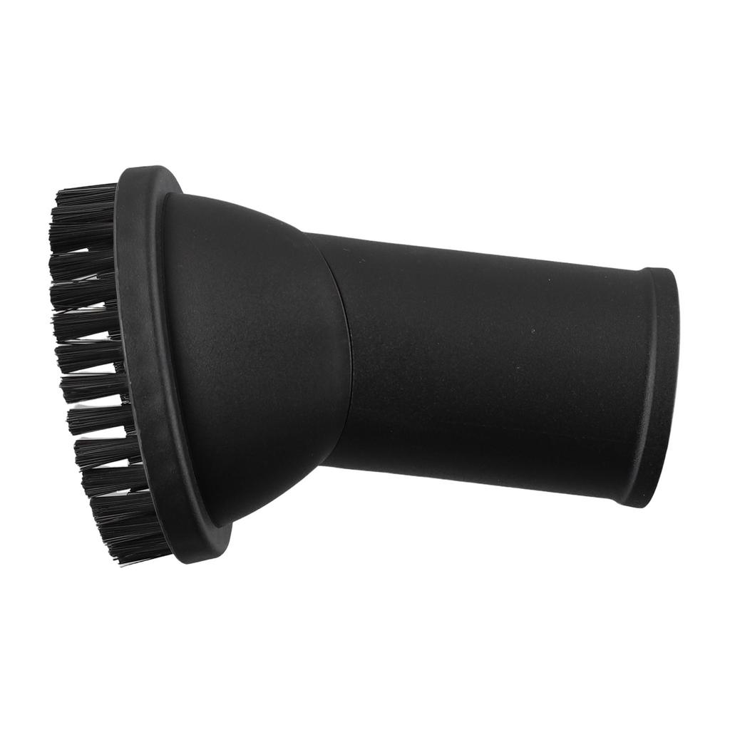 Round Brush For Karcher Vacuum Cleaner 32-35mm Inner Diameter, Suction Nozzle For Floor Keyboard Bookshelf Cleaning, Black