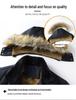 Men's Winter Cotton-Padded Jacket with Fleece: Mid-Length, Thickened Design for Middle-Aged and Elderly